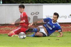 Kreisklasse - Saison 2023/2024 - TSV Ingolstadt Nord - TSV Kösching- Giovanni Di Terlizzi blau - Simon Ostermeier rot Kösching - Foto: Meyer Jürgen