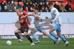 3. Liga; FC Ingolstadt 04 - TSV 1860 München; Tobias Bech (11, FCI) Wörl Marius (38 TSV) Lang Niklas (3 TSV)