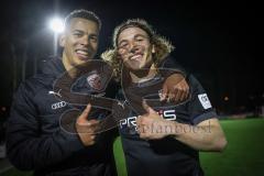 Toto-Pokal; ATSV Erlangen - FC Ingolstadt 04; Spiel ist aus,  Sieg Jubel Freude 0:2, Torschütze Tim Civeja (8, FCI) Marcel Costly (22, FCI)