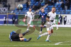 3. Liga; SV Waldhof Mannheim - FC Ingolstadt 04 - Pascal Testroet (37, FCI) Torchance verpasst