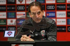 2.BL; FC Ingolstadt 04 - Training, neuer Cheftrainer Rüdiger Rehm, Pressekonferenz, Cheftrainer Rüdiger Rehm (FCI)