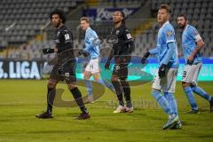 3. Liga - TSV 1860 München - FC Ingolstadt 04 - Francisco Da Silva Caiuby (13, FCI) Caniggia Ginola Elva (14, FCI)