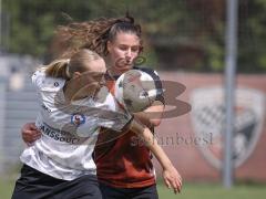 2. Bundesliga Frauen - Saison 2026/27  - FC Ingolstadt 04 Frauen - 1.FCC Turbine Potsdam - Noesgaard Sofia Rejkaer weiss Potsdam - Laura Frank (Nr.6 - FCI Frauen) - Foto: Meyer Jürgen