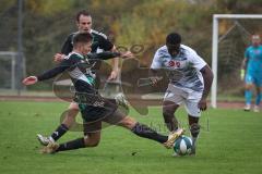 Bezirksliga - Saison 2026/27 - TSV Gaimersheim - FC Türk Sport Garching - Baldwin Wilson weiss Garching - Marcus Keilwerth schwarz Gaimersheim -  Foto: Meyer Jürgen