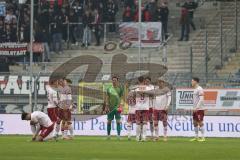3. Liga - Saison 2025/26 - Waldhof Mannheim  -  FC Ingolstadt 04 - Abklatschen vor dem Spiel - XXXXX - Foto: Meyer Jürgen