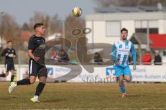 Bezirksliga - Saison 2024/25- TSV Gaimersheim - FC Aschheim - Nico von Swiontek Brzezinski (Nr.17 - TSV Gaimersheim) - Alessandro Contento weiss Aschheim - Foto: Meyer Jürgen