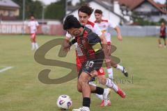 *** Bayernliga Nord - Saison 2025/26 - FC Ingolstadt 04 II - Jahn Regensburg II - Johann Chirinos (Nr.10 - FC Ingolstadt II) - XXXXX - Foto: Meyer Jürgen