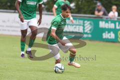 Testspiel - Bezirksliga - Saison 2025/26 - FC Gerolfing - SpVgg Joshofen Bergheim - Ahmet Altay grün Gerolfing  - XXXXX - Foto: Meyer Jürgen