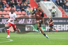 3. Liga; FC Ingolstadt 04 - Rot-Weiss Essen; Keanan Bennetts (18 FCI) Bouebari Franci (19 RWE)