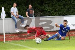 Kreisklasse - Saison 2023/2024 - TSV Ingolstadt Nord - TSV Kösching- Giovanni Di Terlizzi blau - Simon Ostermeier rot Kösching - Foto: Meyer Jürgen