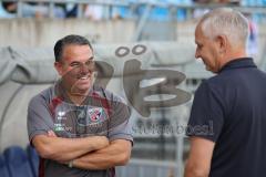3. Liga - Saison 2026/27 - 1. FC Saarbrücken - FC Ingolstadt 04  - Geschäftsführer Sport/Kommunikation Harald Gärtner (FCI) - Scouting/Kaderplanung Rigo Hof (FCI) - Foto: Meyer Jürgen
