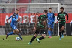 2.BL; Testspiel; FC Ingolstadt 04 - SpVgg Greuther Fürth; Filip Bilbija (35, FCI) Asta Simon (2 Fürth) Tillman Timothy (21 Fürth) Visar Musliu (16, FCI)