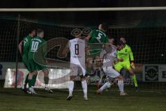 Landesliga - Saison 2024/25 - SV Manching - FC Ehekirchen - Simon Berger (Nr.5 - SV Manching) mit dem 3:1 Führungstreffer - jubel - Gordy Niklas Torwart Ehekirchen - XXXXX - Foto: Meyer Jürgen