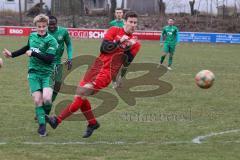 Testspiel - SV Manching - TSV Pöttmes - Rainer Meisinger (#19 Manching) trifft zum 3:2 Führungstreffer - jubel - - Ousseynou Tamba (#10 Manching) - Foto: Jürgen Meyer