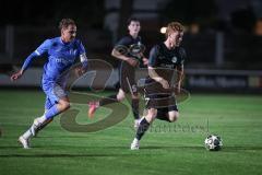 Landesliga - Saison 2026/27 - SV Manching - VFB Durach - Senih Fazlji (Nr.7 - SV Manching) - Niklas Eggensperger blau Durach  - Foto: Meyer Jürgen