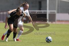 2. Fußball-Liga - Frauen - Saison 2023/2024 - FC Ingolstadt 04 - SV Meppen - Leonie Heim (Nr.9 - FCI Frauen) - Preuß Linda weiss Meppen - Foto: Meyer Jürgen