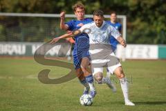 A-Klasse -  Saison 2026/27 - DJK Ingolstadt - TSV Mailing/Feldkirchen - Julian Zajaczkowski blau DJK Ingolstadt - Andreas Tebbe weiss Mailing/Feldkirchen - Foto: Meyer Jürgen