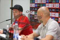 2. Fußball-Liga - Pressekonferenz - Vorstellung Cheftrainer Roberto Pätzold und Manager Profifußball Malte Metzelder - Saison 2021/2022 - FC Ingolstadt 04 - Cheftrainer FCI Roberto Pätzold - Foto: Meyer Jürgen