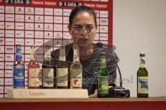 3. Liga - Saison 2026/27 - SC Sonnenhof Großaspach - FC Ingolstadt 04 - Cheftrainerin Sabrina Wittmann (FCI) in der PK nach dem Spiel - XXXXX - Foto: Meyer Jürgen