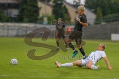 Bayernliga Süd - Saison 2021/2022 - FC Ingolstadt 04 II - SV Donaustauf - Riedl Fabio (#18 FCI) - Belmin Idrizovic Donaustauf weiss - Foto: Meyer Jürgen