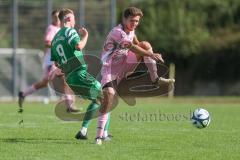 Bezirksliga - Saison 2025/26- TSV Gaimersheim - SVA Palzing - Marcus Keilwerth (Nr.13 - TSV Gaimersheim) - Andre Bauer grün Palzing  - Foto: Meyer Jürgen