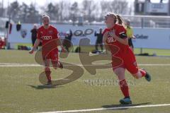 2. Frauen-Bundesliga Süd - Saison 2020/2021 - FC Ingolstadt 04 - FC Würzburger Kickers - Der 2:0 Führungstreffer durch Maier Ramona rot FCI - jubel - Foto: Meyer Jürgen