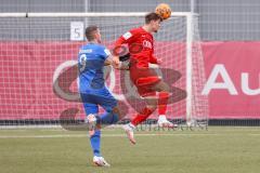 A - Junioren Bundesliga Süd/Südwest -  Saison 2021/2022 - FC Ingolstadt 04 - Heidenheim - J. Birkl (#25 FCI) - Qenai Elidon Heidenheim blau - Foto: Meyer Jürgen