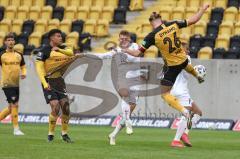 3. Liga - Dynamo Dresden - FC Ingolstadt 04 - Dennis Eckert Ayensa (7, FCI) Königsdörffer Ransford-Yeboah (35 Dresden) Mai Sebastian (26 Dresden) Caniggia Ginola Elva (14, FCI)