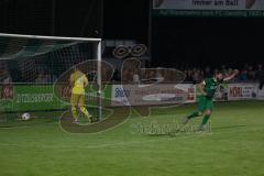 Kreisliga - Saison 2023/24 - Relegation zur BZL - FC Gerolfing - SV Aschau - Der 2:2 Ausgleichstreffer der ohne Gegenwehr stattfand durch Christian Träsch - jubel -  - Maximilian Hopf Torwart Aschau - Foto: Meyer Jürgen