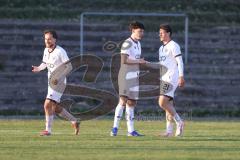 Bayernliga Nord - Saison 2025/26 - FC Ingolstadt 04 II - Würzburger FV - Der 1:0 Führungstreffer durch Edis Bakic (Nr.29 - FC Ingolstadt II) - jubel -  - XXXXX - Foto: Meyer Jürgen