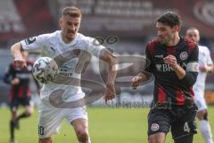 3. Liga - SV Wehen Wiesbaden - FC Ingolstadt 04 - Stefan Kutschke (30, FCI) Mockenhaupt Sascha (4 SVW)