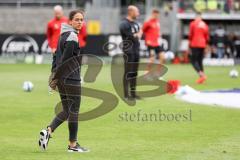 3. Liga; SV Sandhausen - FC Ingolstadt 04; vor dem Spiel Cheftrainerin Sabrina Wittmann (FCI)