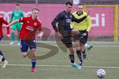 Bayernliga Süd - Saison 2021/2022 - FC Ingolstadt 04 II -  SpVgg Unterhaching - Arian Llugiqi #9 FCI  - Foto: Meyer Jürgen