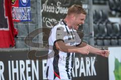 3. Liga - Saison 2026/27 - SC Sonnenhof Großaspach - FC Ingolstadt 04 - Der 0:2 Treffer durch Lars Lokotsch (Nr.13 - FCI) - jubel -  - XXXXX - Foto: Meyer Jürgen
