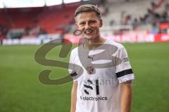 3. Liga; FC Ingolstadt 04 - SpVgg Unterhaching; nach dem Spiel Moritz Seiffert (23, FCI)