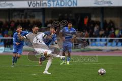 Toto Pokal; Halbfinale; FV Illertissen - FC Ingolstadt 04; Elfmeter Pascal Testroet (37, FCI) 0:3 Tor Jubel Treffer