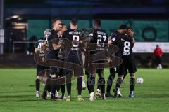 Toto-Pokal; ATSV Erlangen - FC Ingolstadt 04; Schuß Tor Jubel Treffer Tim Civeja (8, FCI) mit Patrick Schmidt (9, FCI) Tobias Schröck (21, FCI) Felix Keidel (43, FCI) Moussa Doumbouya (27, FCI) Justin Butler (31, FCI)