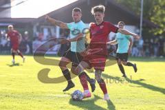 Toto-Pokal; FSV Harthof München - FC Ingolstadt 04; Zweikampf Kampf um den Ball Frederik Christensen (11, FCI)
