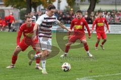 Kreisliga - Saison 2025/26- TSV Kösching - SV Kasing - Der 0:1 Führungstreffer durch Marius Magdic weiss Kasing - jubel - XXXXX - Foto: Meyer Jürgen