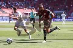 3. Liga; FC Ingolstadt 04 - Hallescher FC; Leon Guwara (6, FCI) Halangk Lucas (16 Halle)