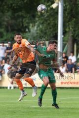 Toto-Pokal; SV Manching - FC Ingolstadt 04; Zweikampf Kampf um den Ball Pascal Testroet (37, FCI) Daniel Spieß (SVM)