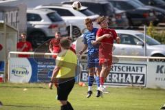 Kreisliga - Saison 2026/27- TSV Großmehring - SV Zuchering - Julian Moser rot Zuchering - Benedikt Neubauer blau Großmehring - Foto: Meyer Jürgen