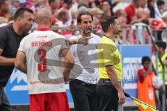 3. Liga; Rot-Weiss Essen - FC Ingolstadt 04; Elfmeter Cheftrainer Rüdiger Rehm (FCI) beschwert sich