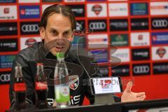 2.BL; FC Ingolstadt 04 - Training, neuer Cheftrainer Rüdiger Rehm, Pressekonferenz, Cheftrainer Rüdiger Rehm (FCI)