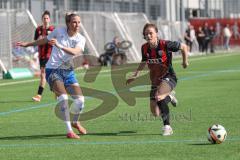 2. Bundesliga Frauen - Saison 2024/25 - FC Ingolstadt 04 Frauen - SC Sand - Stefanie Reischmann (Nr.24 - FCI Frauen) - Griß Tabea weiss Sand - Foto: Meyer Jürgen
