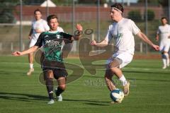 Bezirksliga - Saison 2026/27- TSV Gaimersheim - FC Gerolfing - David Simm (Nr.7 - FC Gerolfing) - Marcus Keilwerth (Nr.13 - TSV Gaimersheim) - Foto: Meyer Jürgen