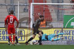 3. Liga; FSV Zwickau - FC Ingolstadt 04; Torwart Marius Funk (1, FCI) Tor 2:0 Zwickau, Schneider Jan-Marc (9 FSV), Tobias Schröck (21, FCI) Könnecke Mike (13 FSV)