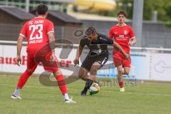 Bezirksliga - Saison 2024/25- TSV Gaimersheim - FC Fatih Ingolstadt - Nicolane Nechita (Nr.19 - TSV Gaimersheim) - Marko Miskovic rot Fatih - Foto: Meyer Jürgen
