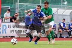 Sparkassenpokal - DJK Ingolstadt - FC Gerolfing - Michael Anspann blau DJK Ingolstadt - Foto: Jürgen Meyer