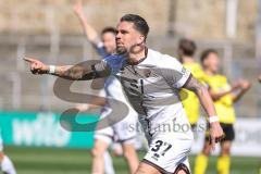 3. Liga; Borussia Dortmund II - FC Ingolstadt 04; Tor Jubel Treffer 3:3 Ausgleich
